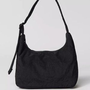 BAGGU Mini Nylon Shoulder Bag - Black